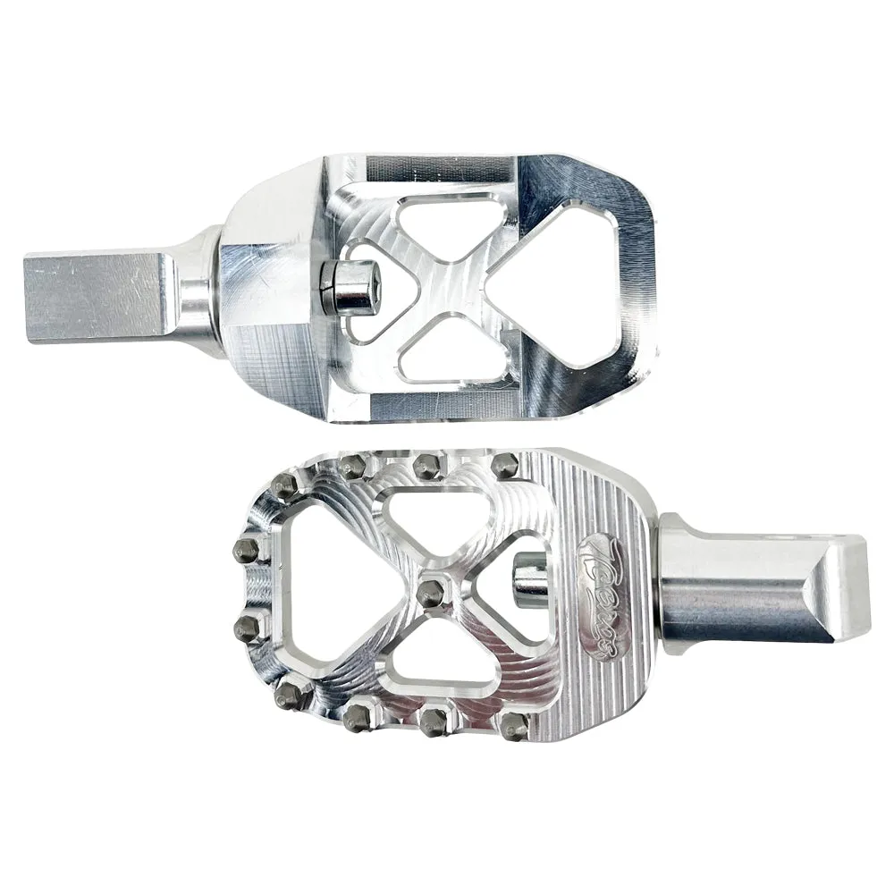 TC Bros. Pro Series MX Passenger Foot Pegs for 2018-newer Harley Softail & Pan America
