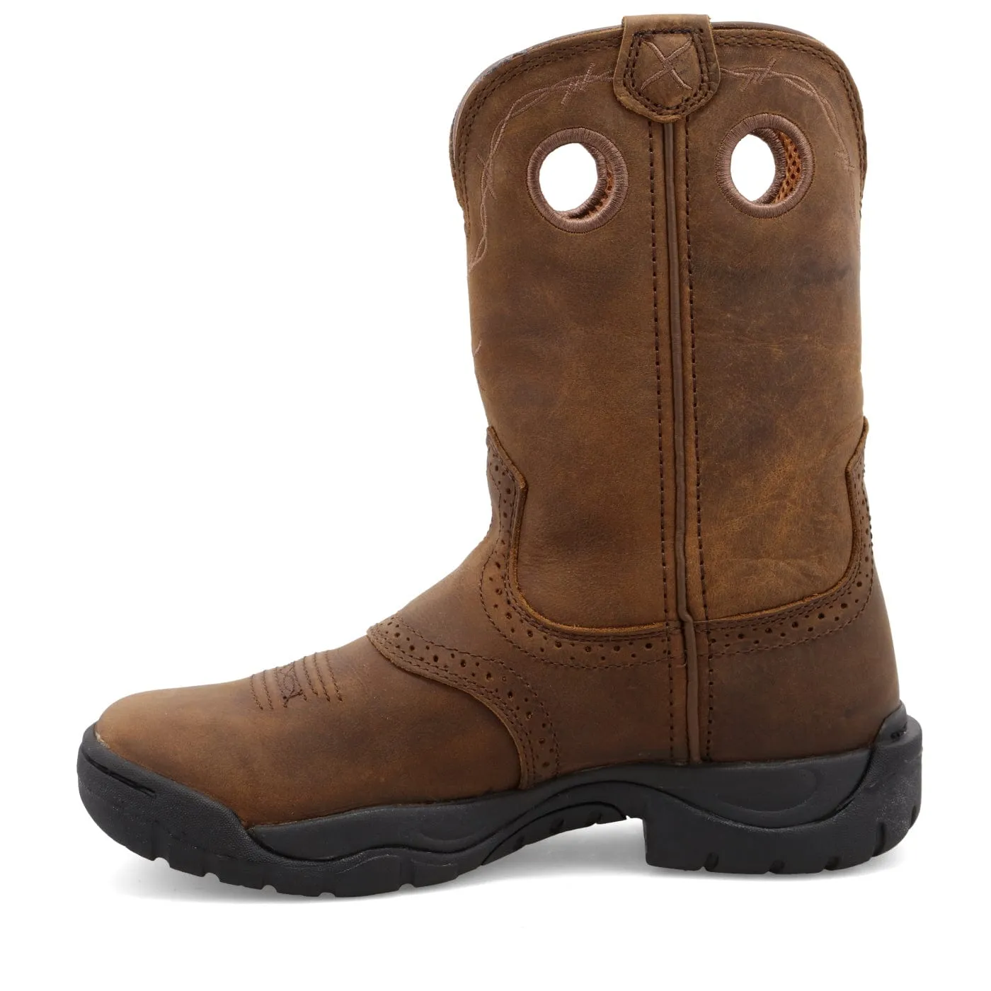 Twisted X Women's Distressed Saddle All Around Work Boot WAB0001