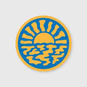 Two Tone Sunset Sticker