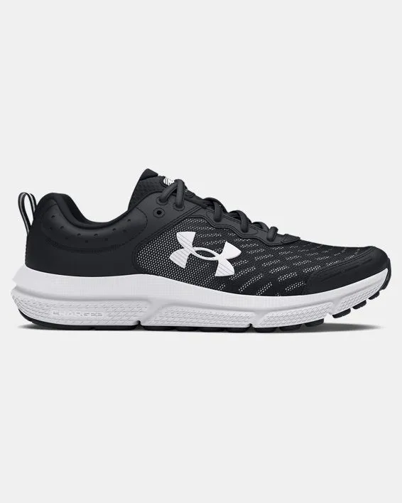 Under Armour Assert 10 Wide Jet Gray/White Size 5Y 2E Wide Boys' New