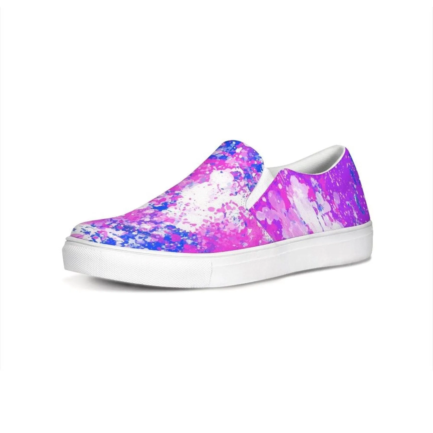 Uniquely You Womens Sneakers - Purple Tie-Dye Style Canvas Sports Shoes / Running by inQue.Style