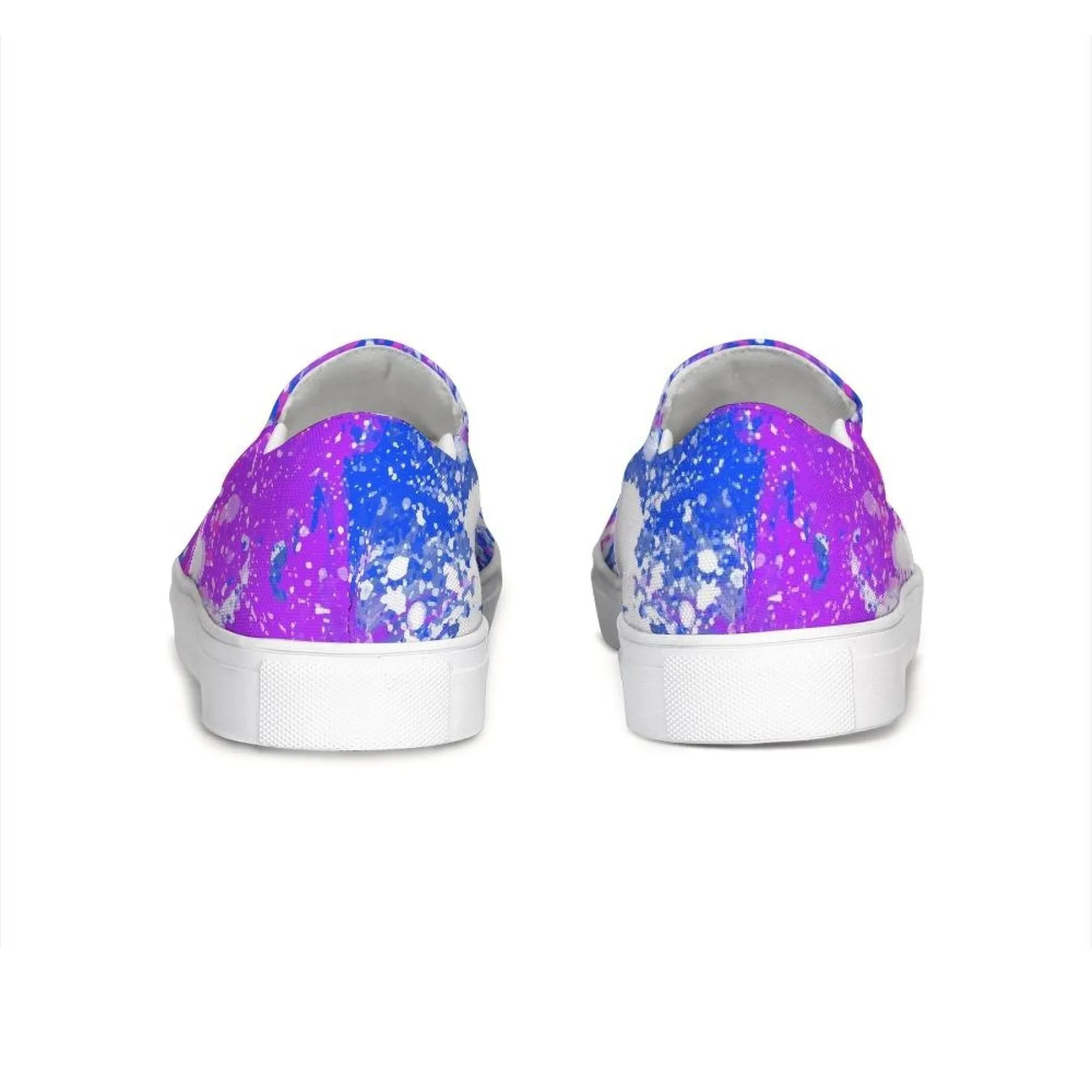 Uniquely You Womens Sneakers - Purple Tie-Dye Style Canvas Sports Shoes / Running by inQue.Style