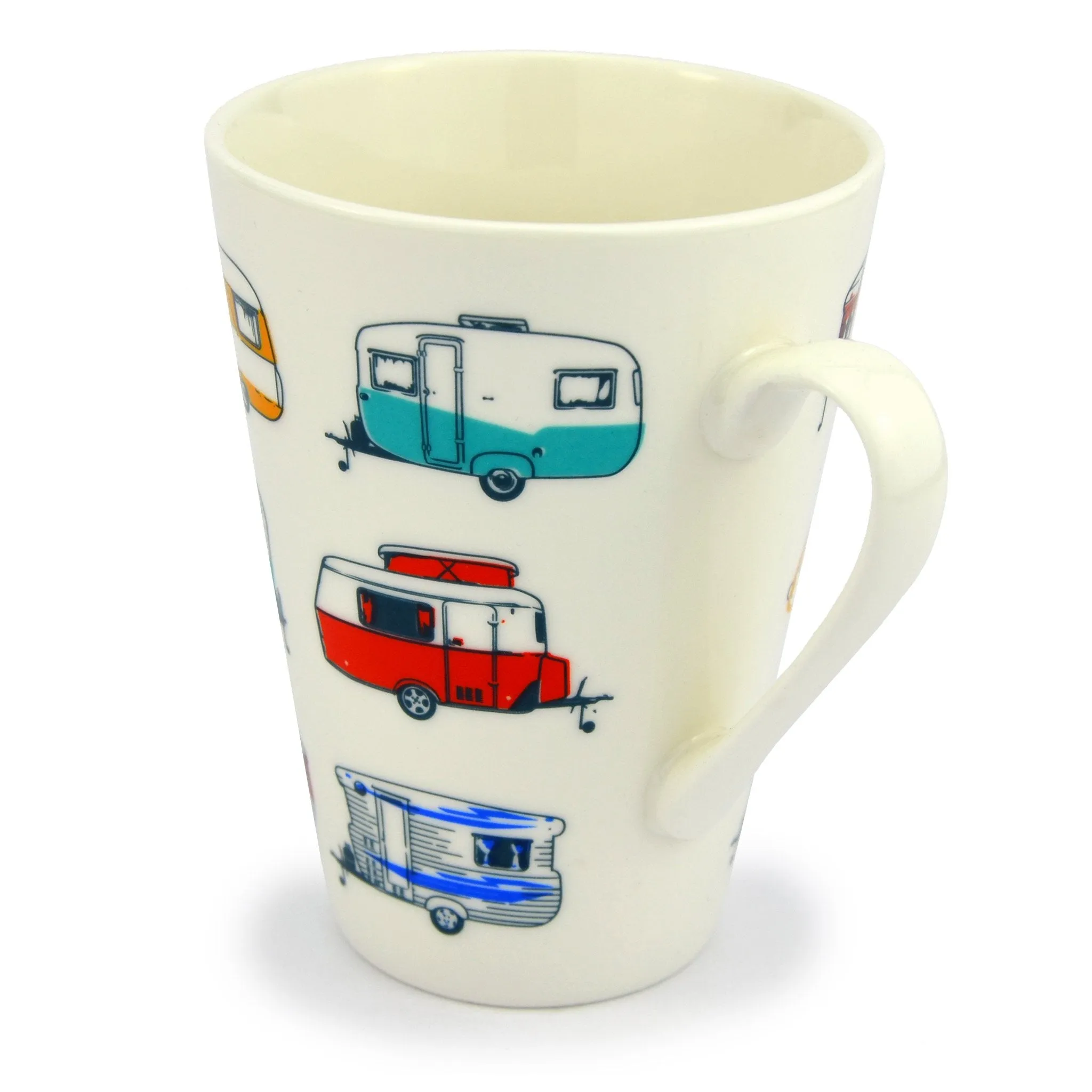 Van Go China Mug coloured caravans
