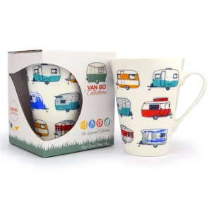 Van Go China Mug coloured caravans