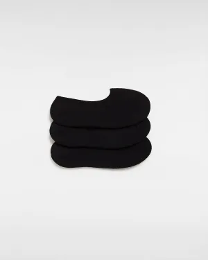 VANS Mens Classic No Show Socks (3 Pairs) - Black