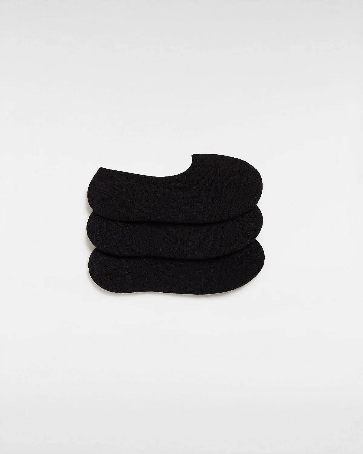 VANS Mens Classic No Show Socks (3 Pairs) - Black