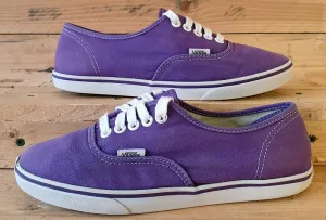 Vans Off The Wall Canvas Trainers UK4.5/US7/EU37 TB9C Bright Purple/White
