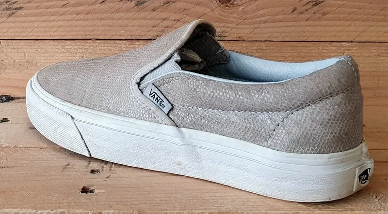 Vans Off The Wall Low Suede Trainers UK5/US7.5/EU38 TC9R Beige/White