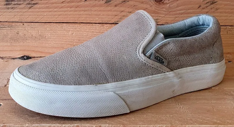 Vans Off The Wall Low Suede Trainers UK5/US7.5/EU38 TC9R Beige/White