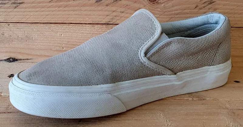 Vans Off The Wall Low Suede Trainers UK5/US7.5/EU38 TC9R Beige/White