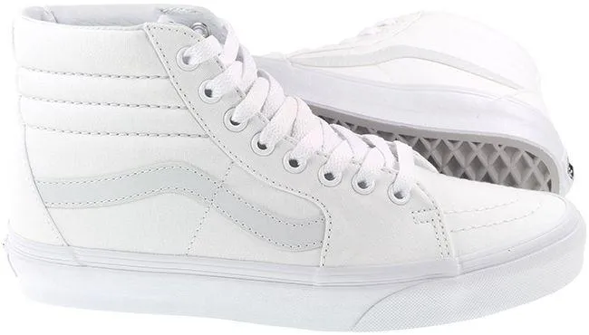 Vans Trainers Womens Sk8 Hi True White True White