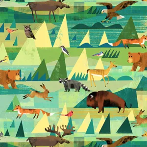 Wild North - The Great Outdoors Teal