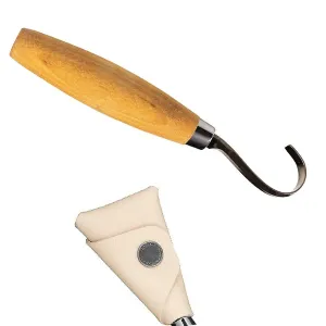 Woodcarving Hook Knife 164 - Spoon Carving Knife with Sheath by Morakniv